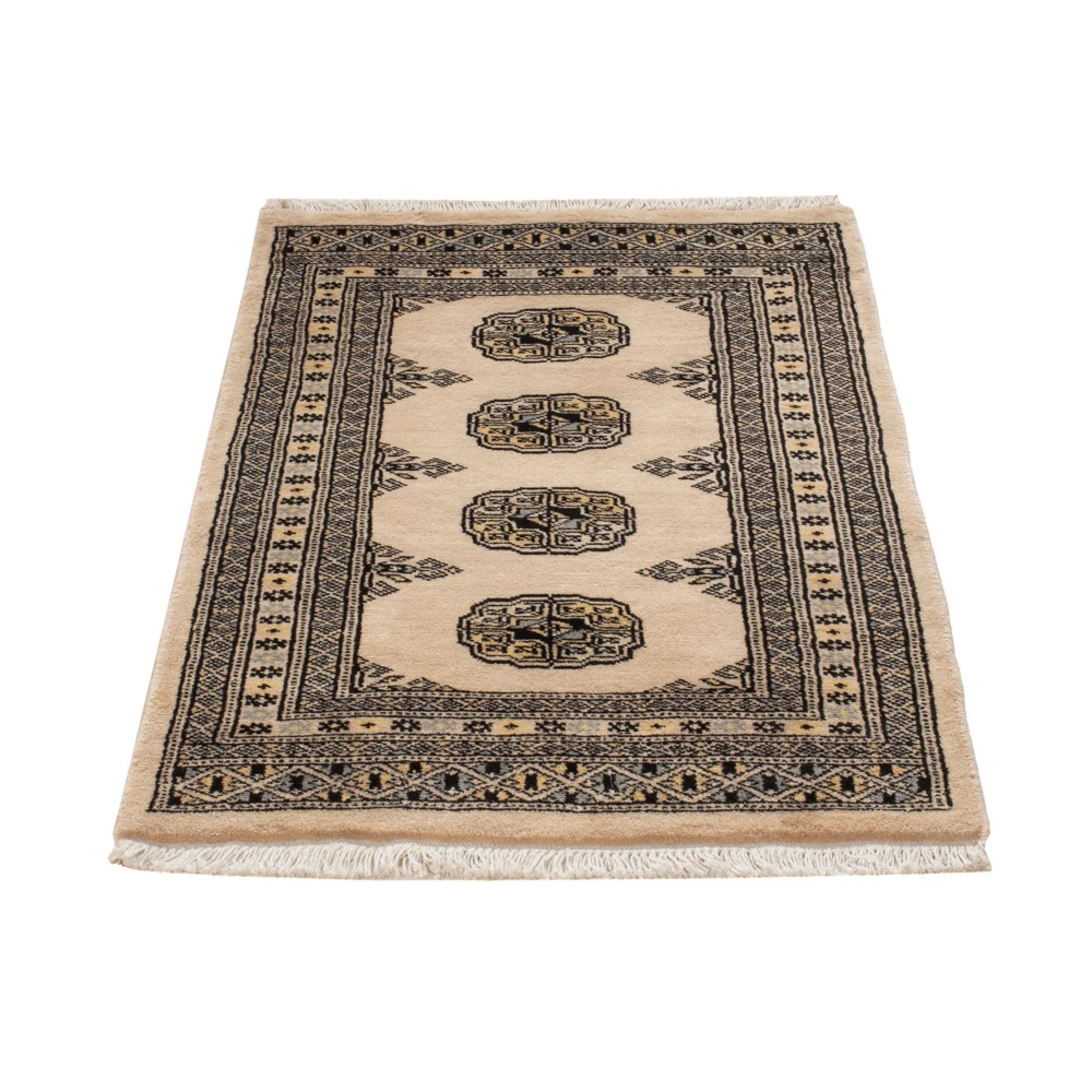 Pakistan teppe - 98 x 61 cm - krem