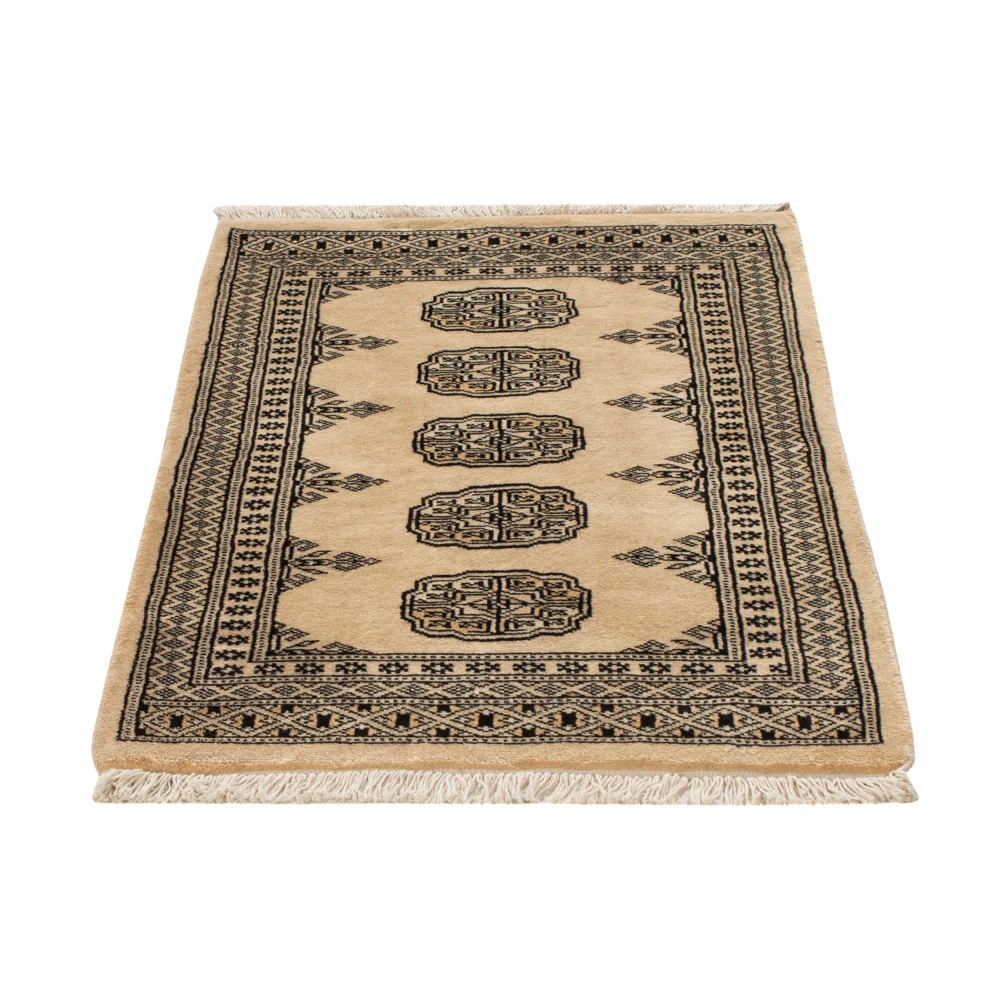 Pakistan teppe - 92 x 61 cm - krem