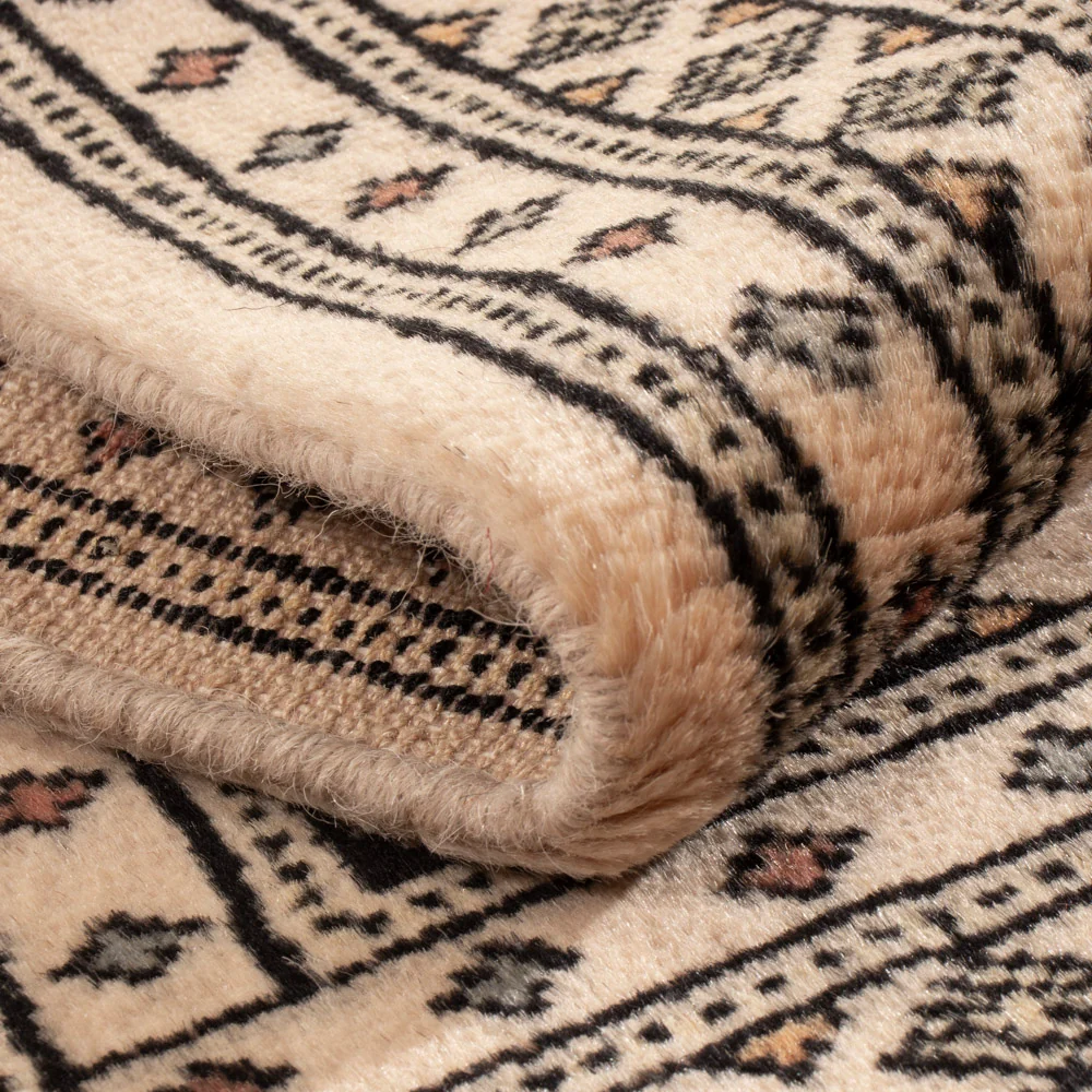 Pakistan teppe - 96 x 60 cm - krem