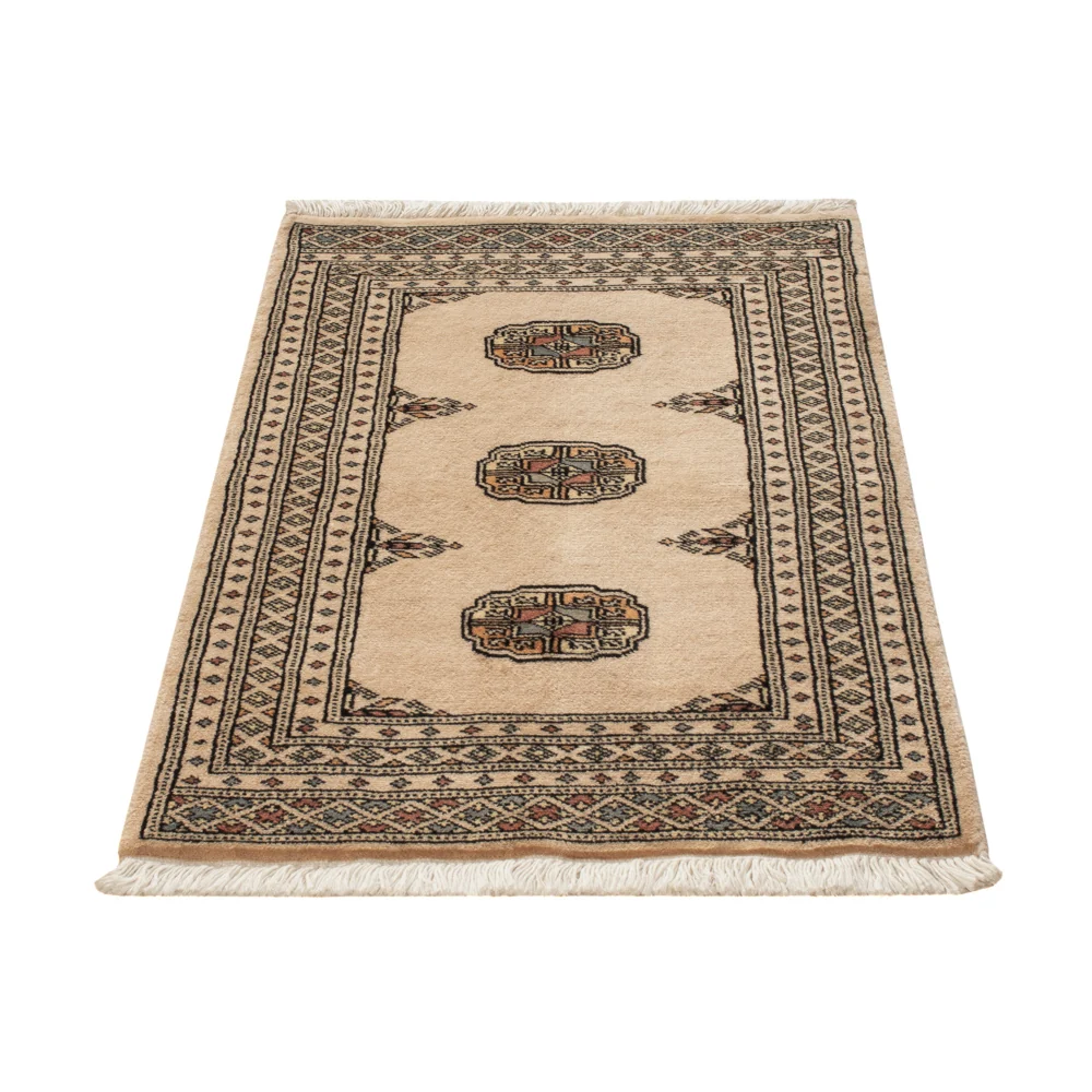 Pakistan teppe - 96 x 60 cm - krem