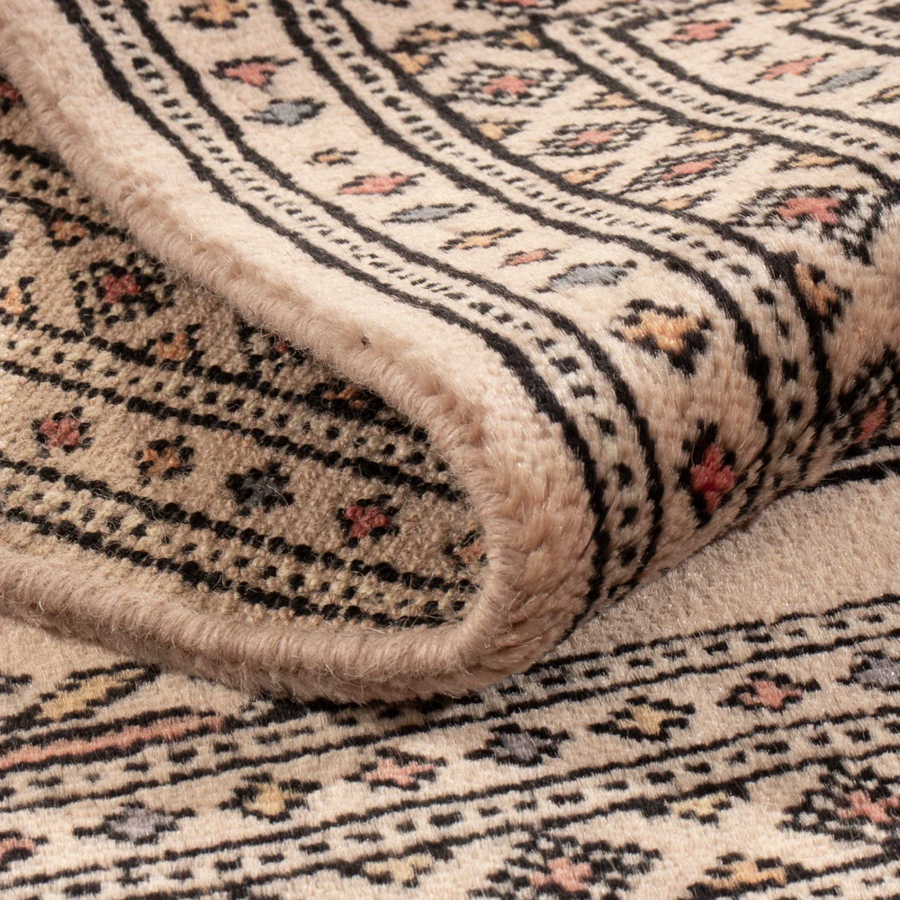 Pakistan teppe - 95 x 62 cm - krem