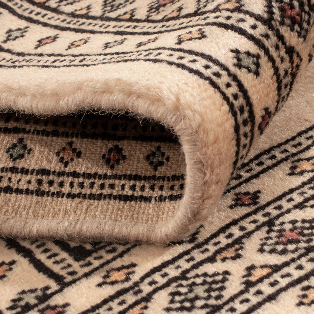 Pakistan teppe - 89 x 63 cm - krem