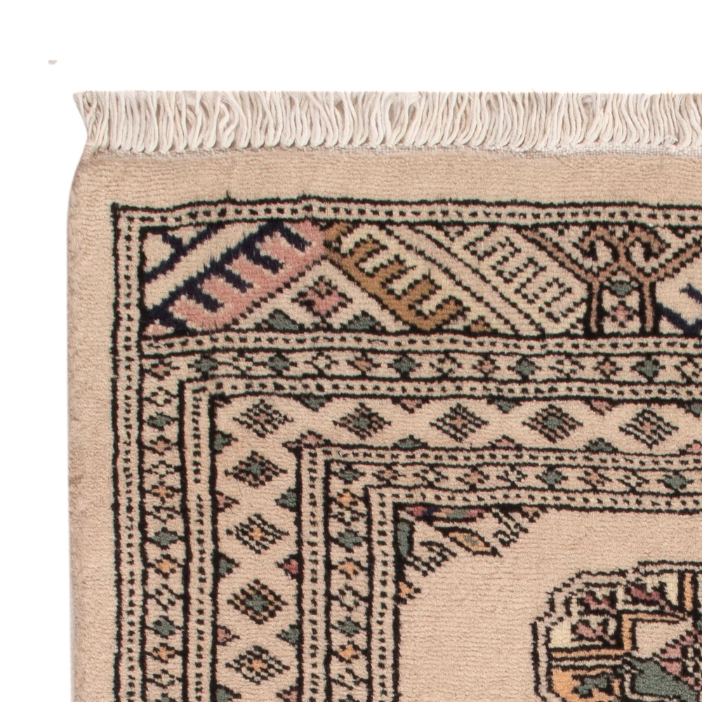Pakistan teppe - 91 x 65 cm - krem