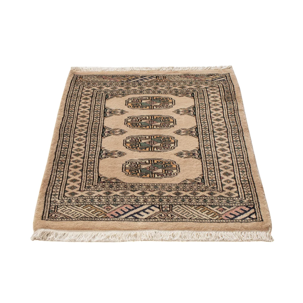 Pakistan teppe - 91 x 65 cm - krem