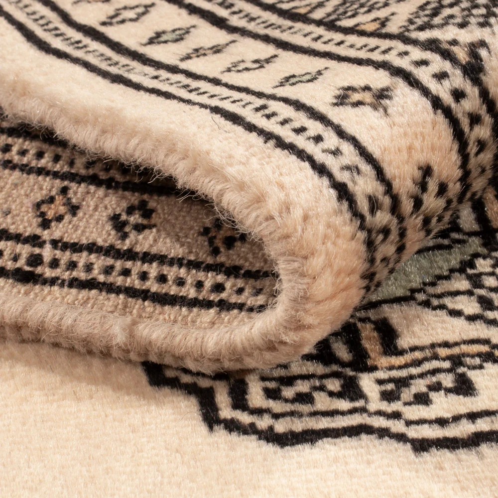 Pakistan teppe - 89 x 62 cm - krem