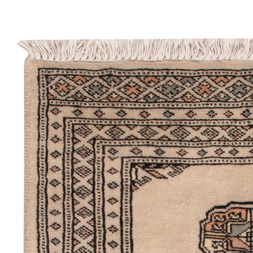 Pakistan teppe - 94 x 62 cm - krem