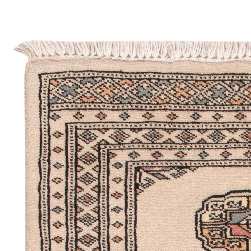 Pakistan teppe - 90 x 61 cm - krem