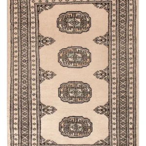 Pakistan teppe - 93 x 61 cm - krem