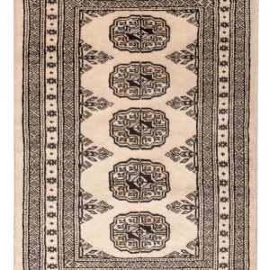 Pakistan teppe - 96 x 61 cm - krem