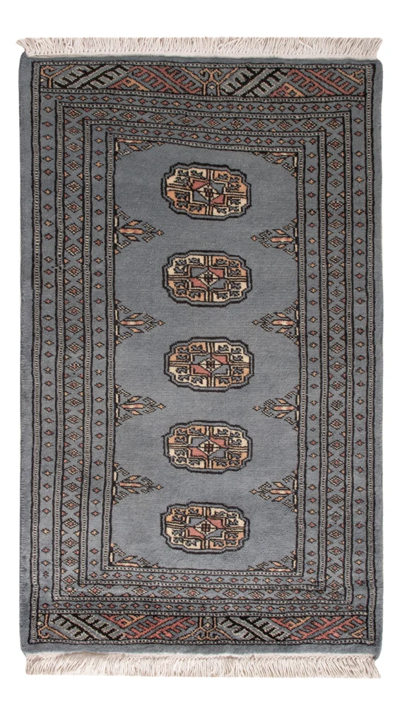 Pakistan teppe - 99 x 61 cm - lyseblå