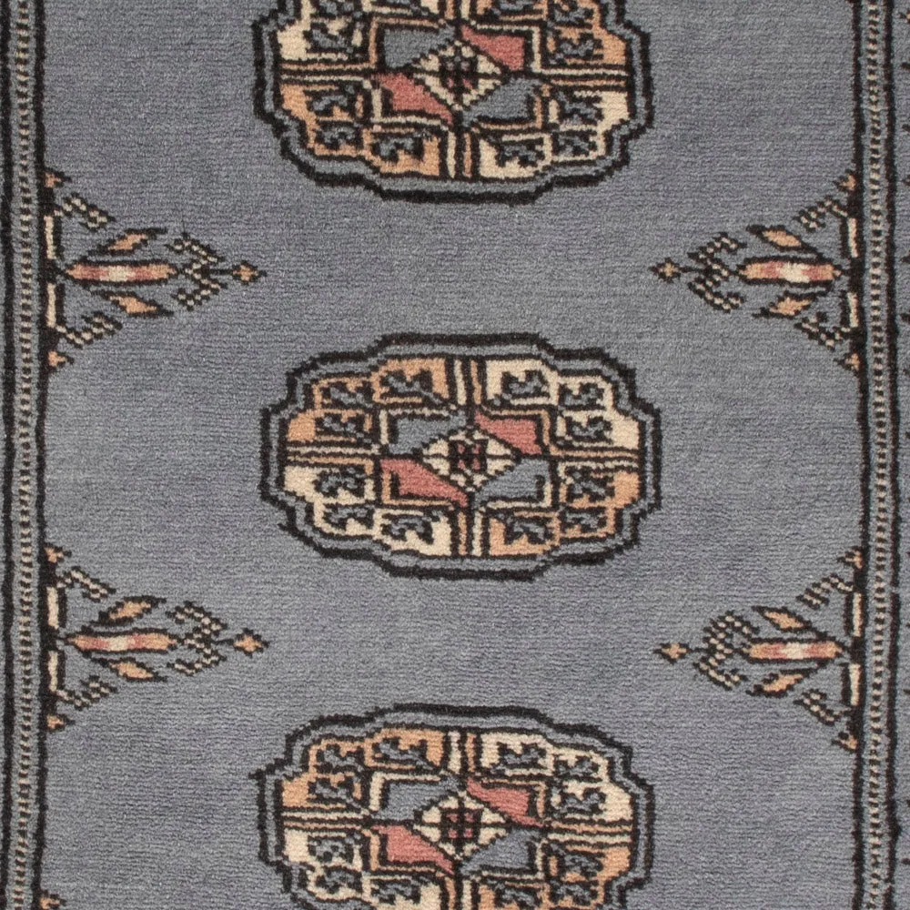 Pakistan teppe - 99 x 61 cm - lyseblå