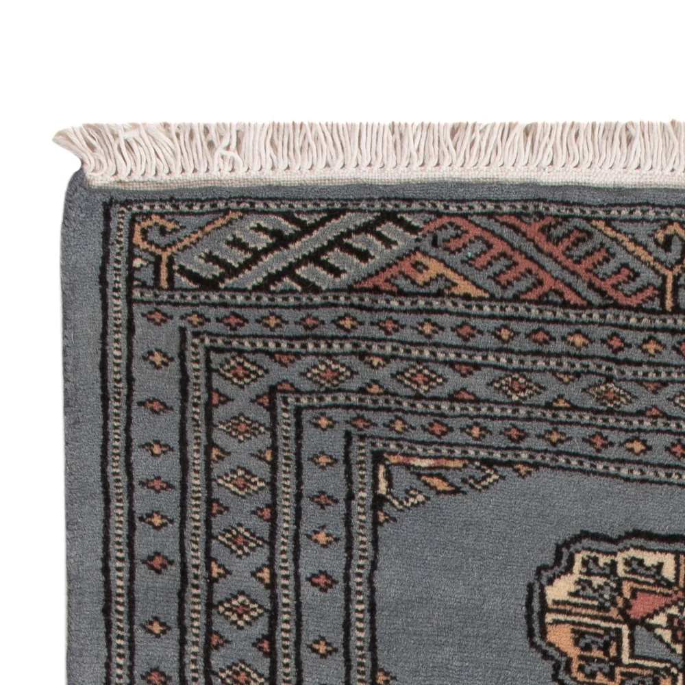 Pakistan teppe - 99 x 61 cm - lyseblå