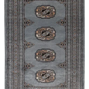 Pakistan teppe - 94 x 60 cm - lyseblå