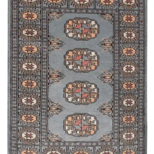 Pakistan teppe - 96 x 63 cm - lyseblå