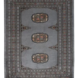 Pakistan teppe - 81 x 61 cm - lyseblå