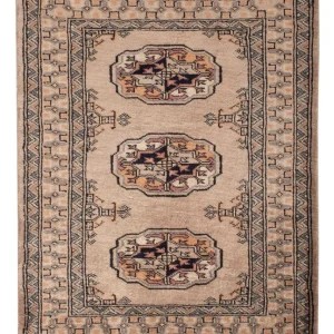 Pakistan teppe - 94 x 65 cm - lysebrun