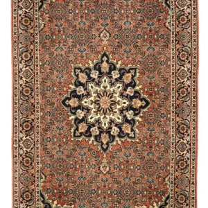Persisk teppe - Bijar - 131 x 72 cm - mørk rød