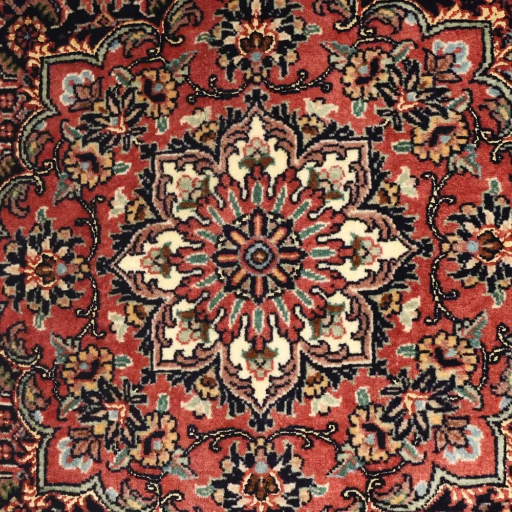 Persisk teppe - Bijar - 131 x 79 cm - mørk rød