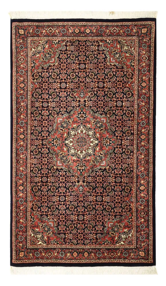 Persisk teppe - Bijar - 131 x 79 cm - mørk rød