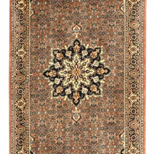 Persisk teppe - Bijar - 133 x 73 cm - mørk beige