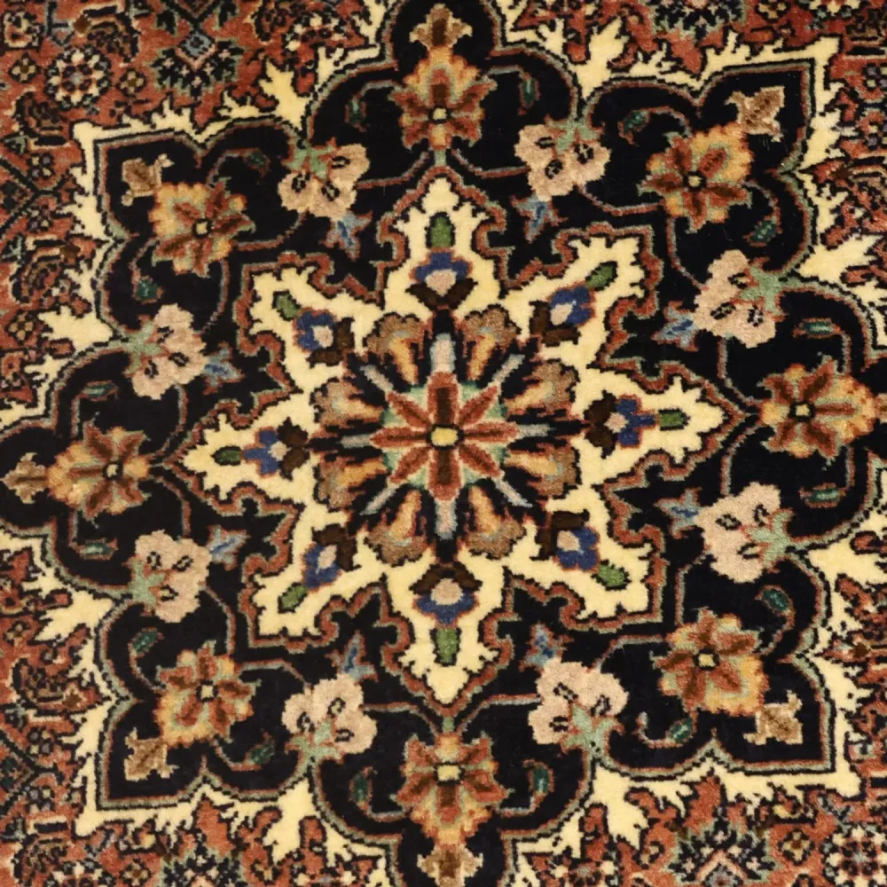Persisk teppe - Bijar - 133 x 73 cm - mørk beige