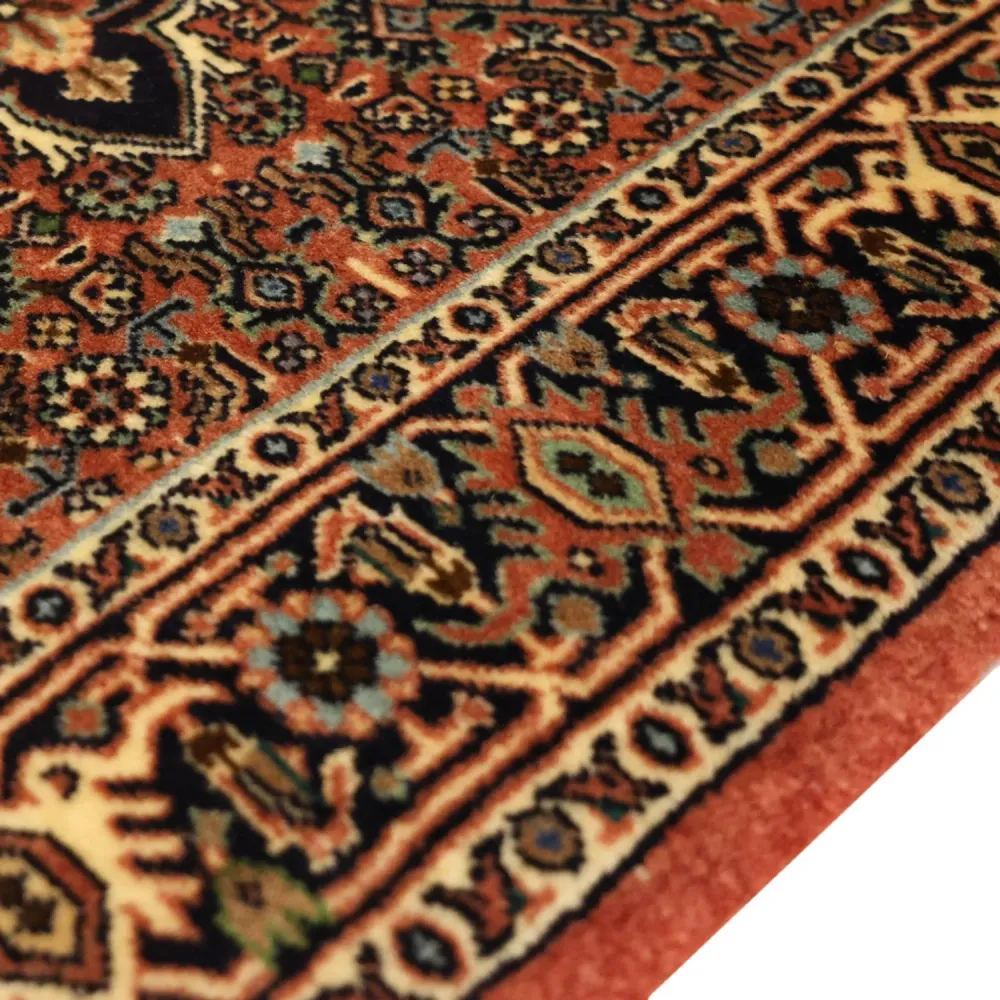 Persisk teppe - Bijar - 133 x 73 cm - mørk beige