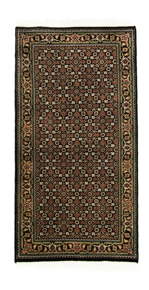 Persisk teppe - Bijar - 135 x 69 cm - svart