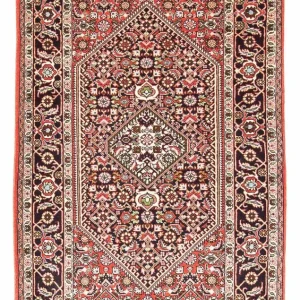 Persisk teppe - Bijar - 136 x 83 cm - rød