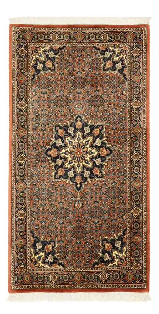 Persisk teppe - Bijar - 136 x 70 cm - mørk beige