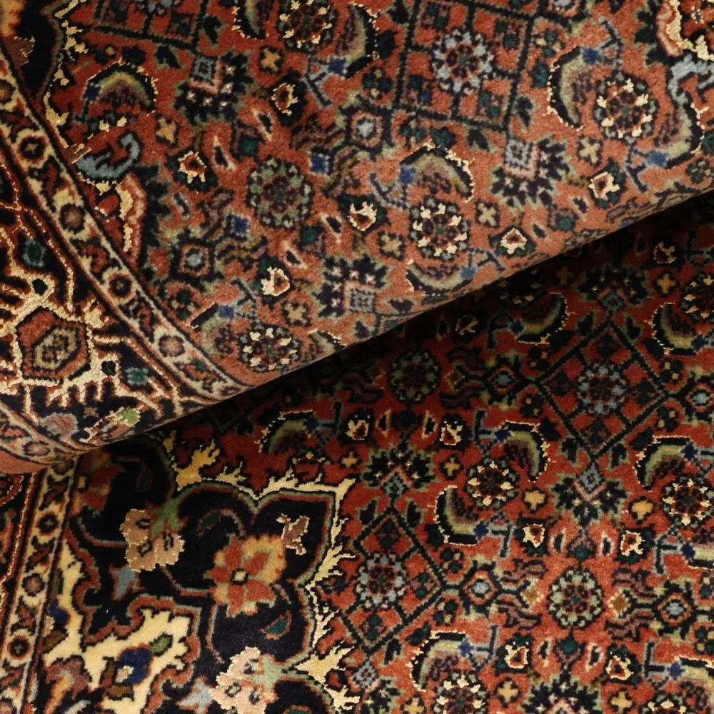Persisk teppe - Bijar - 136 x 70 cm - mørk beige