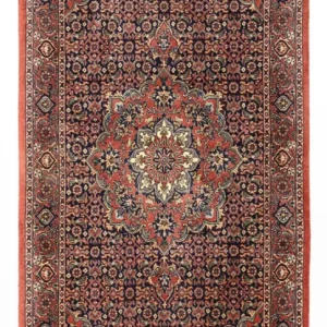Persisk teppe - Bijar - 136 x 69 cm - mørk beige