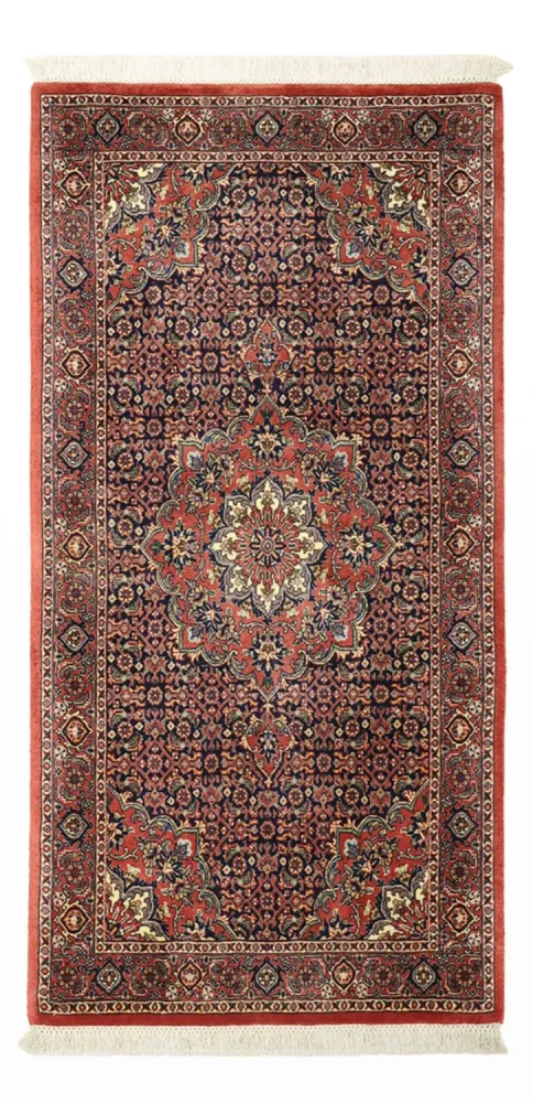 Persisk teppe - Bijar - 136 x 69 cm - mørk beige