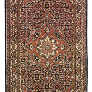 Persisk teppe - Bijar - 136 x 72 cm - mørk beige