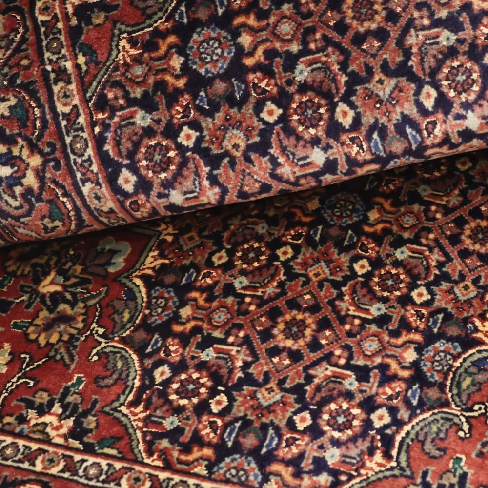 Persisk teppe - Bijar - 136 x 73 cm - mørk beige