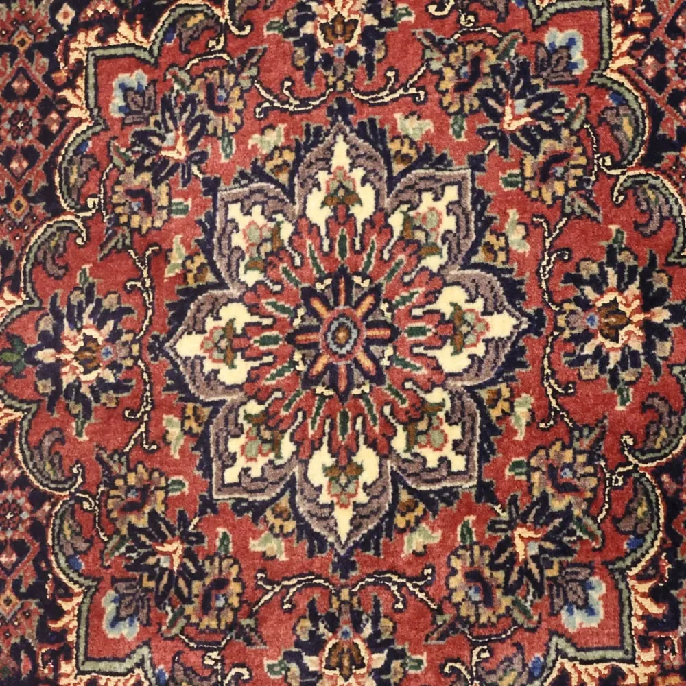 Persisk teppe - Bijar - 136 x 69 cm - mørk beige