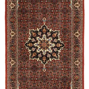 Persisk teppe - Bijar - 136 x 70 cm - rust