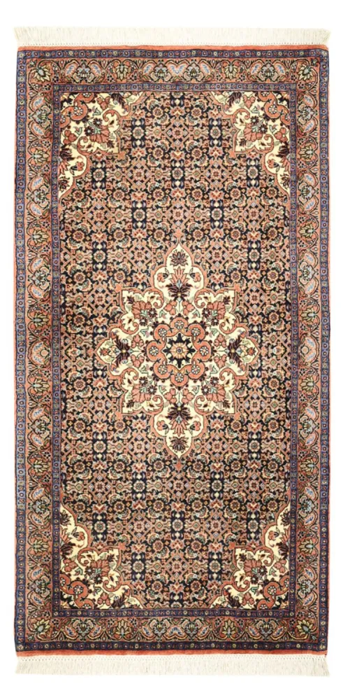 Persisk teppe - Bijar - 138 x 72 cm - mørk beige