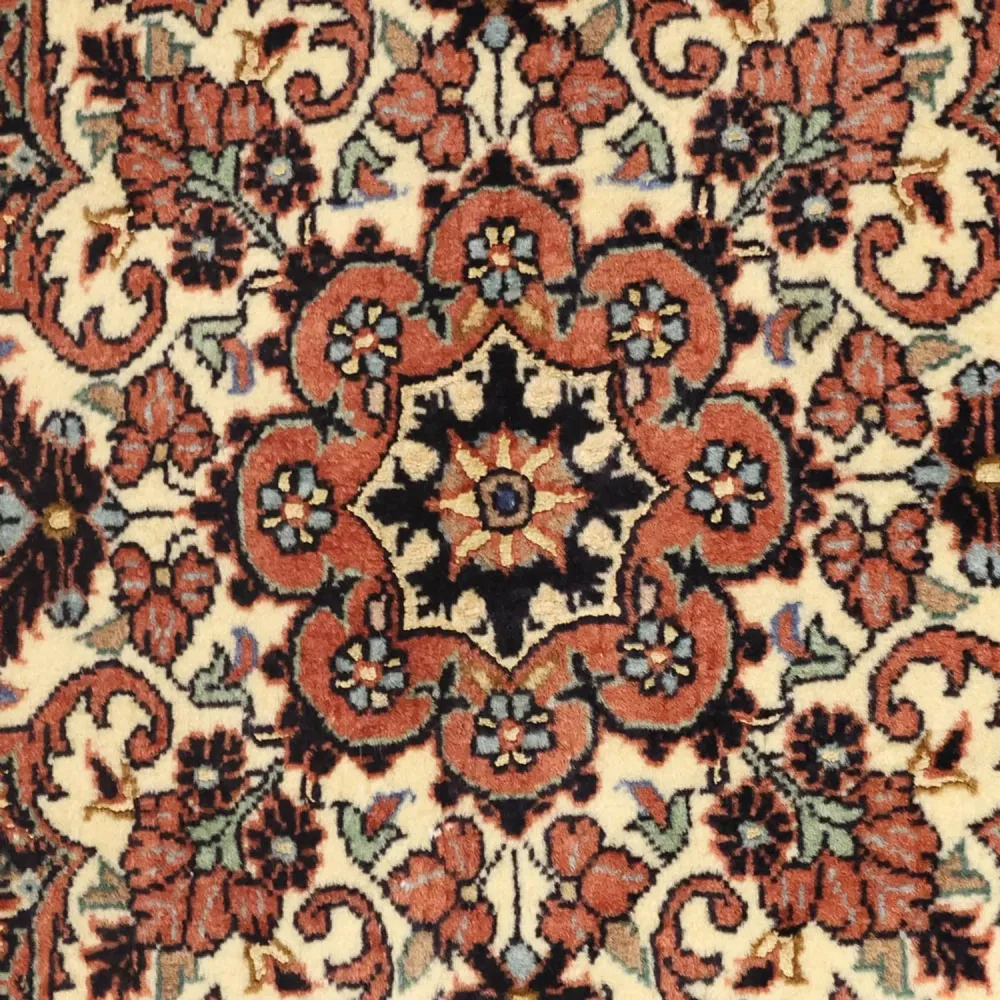 Persisk teppe - Bijar - 138 x 72 cm - mørk beige