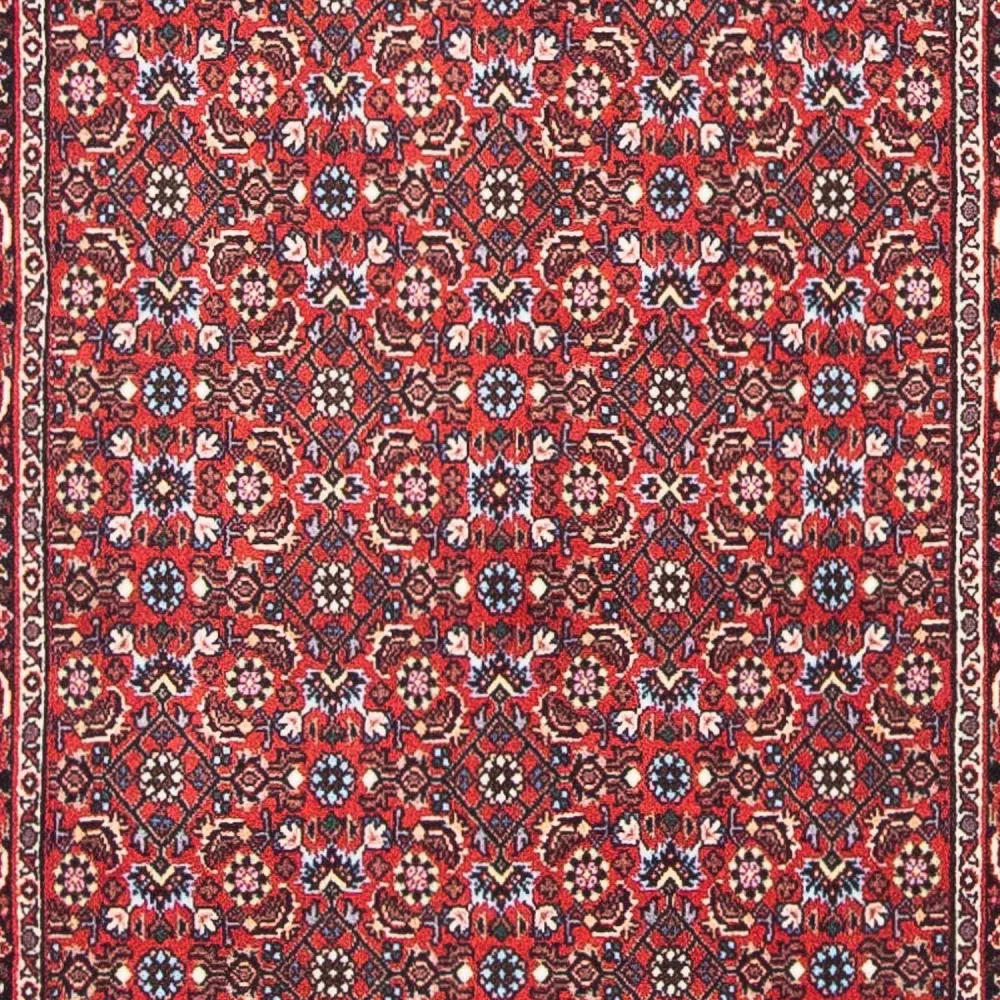 Persisk teppe - Bijar - 139 x 70 cm - rød