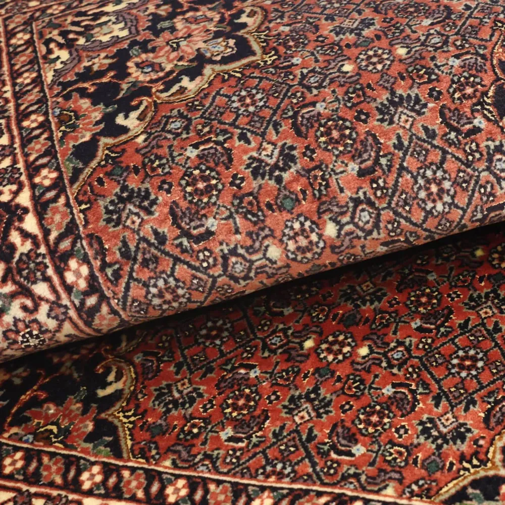 Persisk teppe - Bijar - 139 x 82 cm - rust