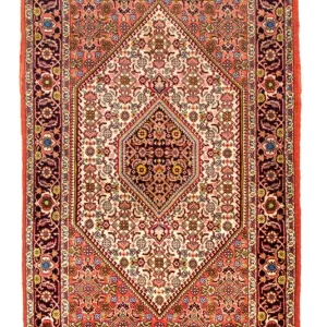 Persisk teppe - Bijar - 140 x 88 cm - rød