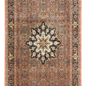 Persisk teppe - Bijar - 140 x 68 cm - mørk rød