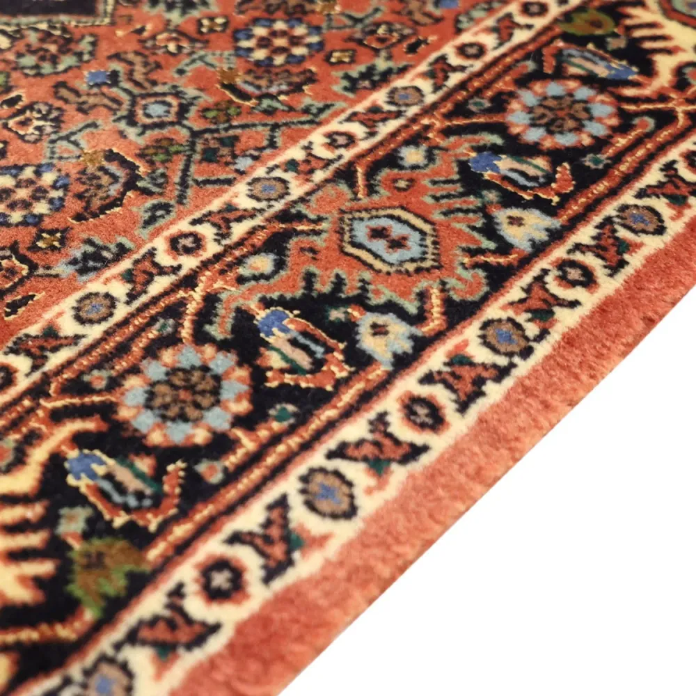 Persisk teppe - Bijar - 140 x 68 cm - mørk rød