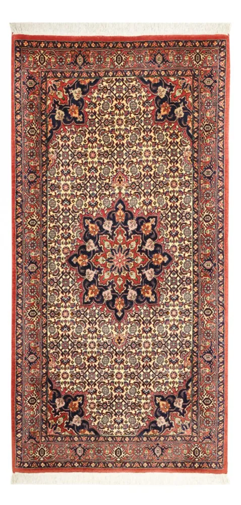 Persisk teppe - Bijar - 140 x 70 cm - mørk beige