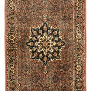 Persisk teppe - Bijar - 140 x 69 cm - mørk beige