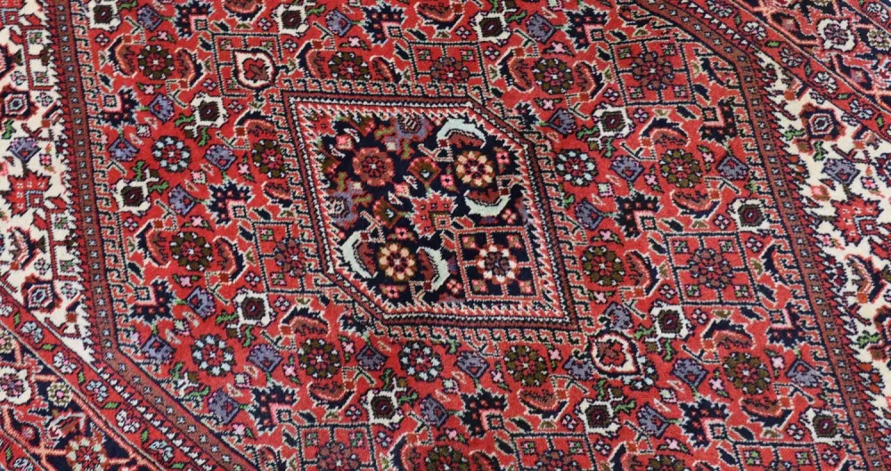 Persisk teppe - Bijar - 141 x 76 cm - rød