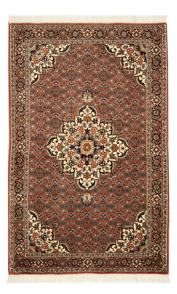 Persisk teppe - Bijar - 141 x 89 cm - mørk beige