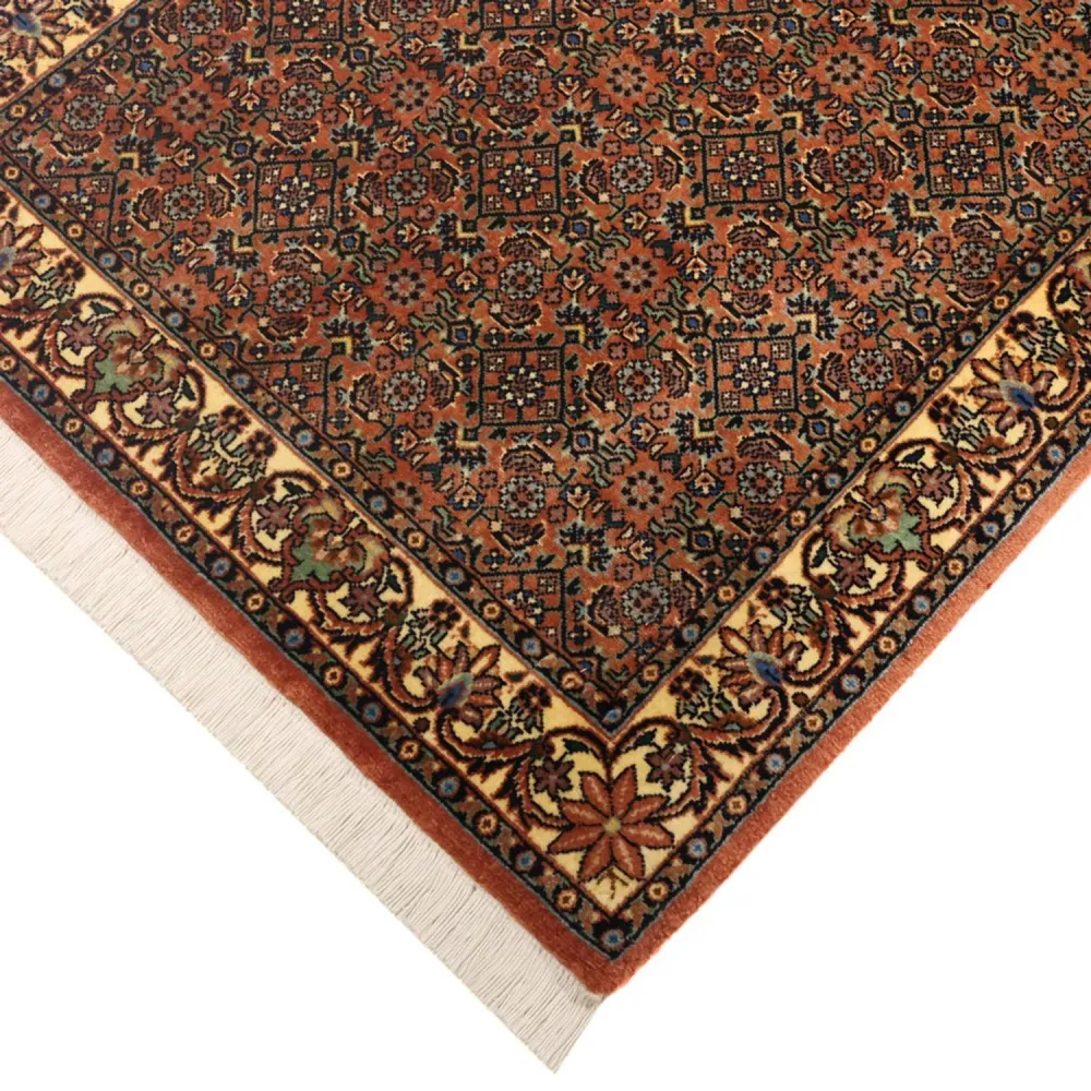Persisk teppe - Bijar - 144 x 71 cm - mørk beige