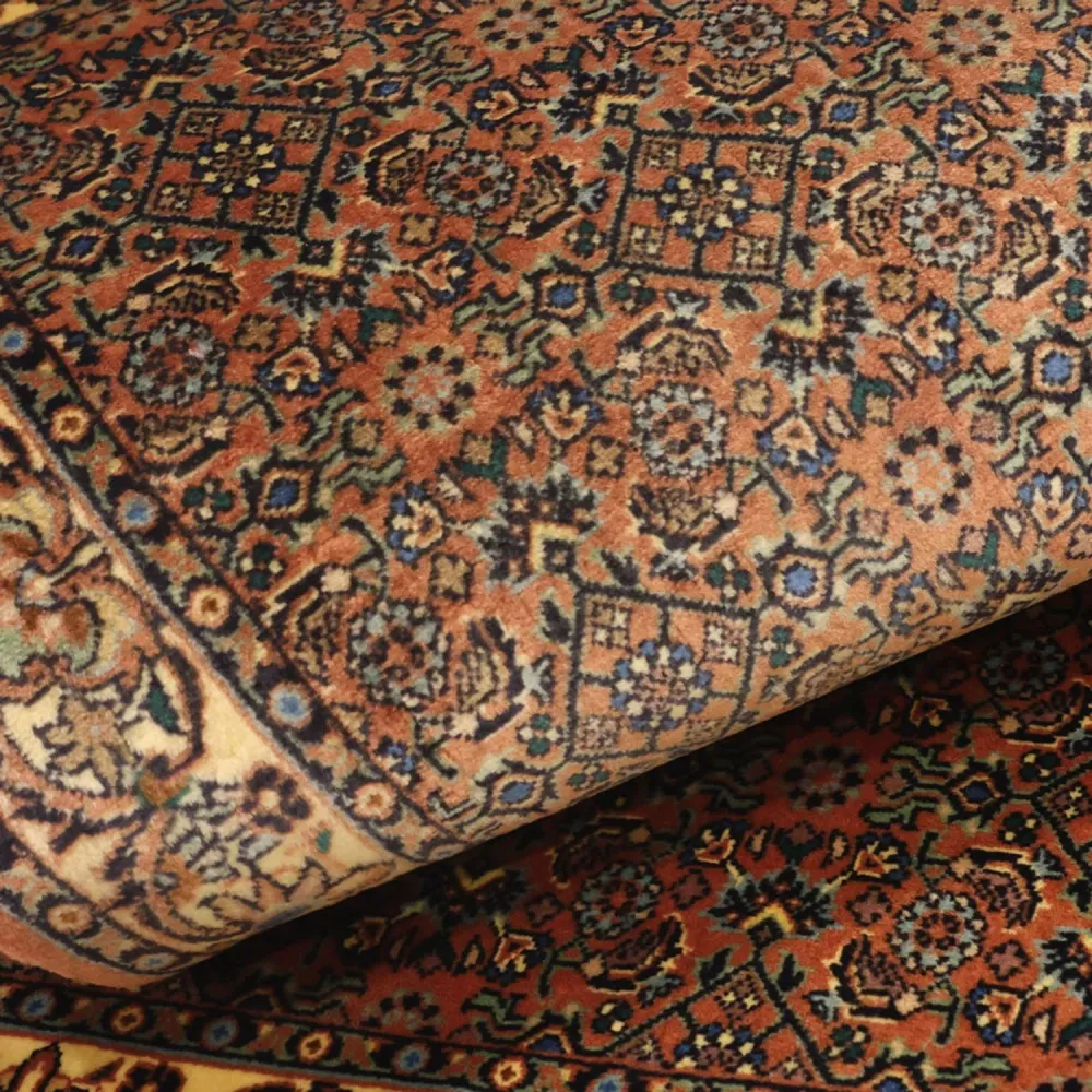 Persisk teppe - Bijar - 144 x 71 cm - mørk beige