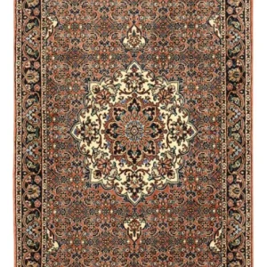 Persisk teppe - Bijar - 144 x 70 cm - mørk beige